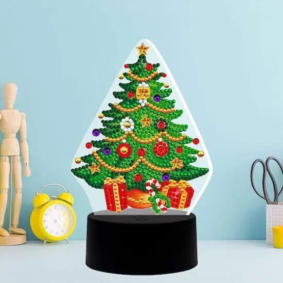 Sparkly Selections Christmas Tree Lamp Diamond Art Kit {1}