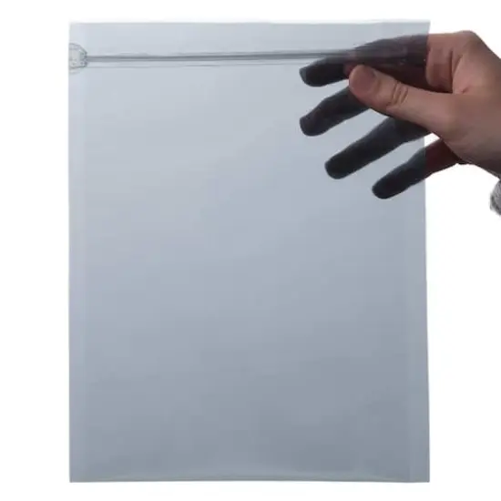 JAM Paper 6" x 8" Clear Foil Lined Invitation Envelopes with Zip Closure, 25ct. {3}