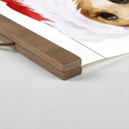 Please Bring Squeaky Stuff Teak Hanging Canvas {3}