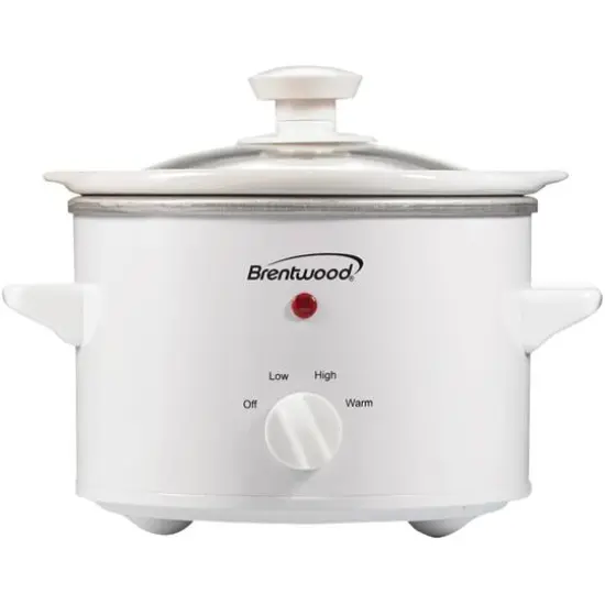 Brentwood 1.5qt. White Slow Cooker {1}