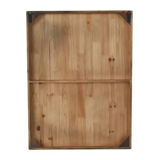 Black Wood Coastal Wall Decor, 24" x 2" x 32" {5}