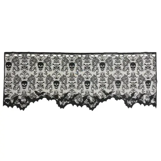 60" Black Skull Damask Lace Lamp Cover by Ashland&reg; {1}