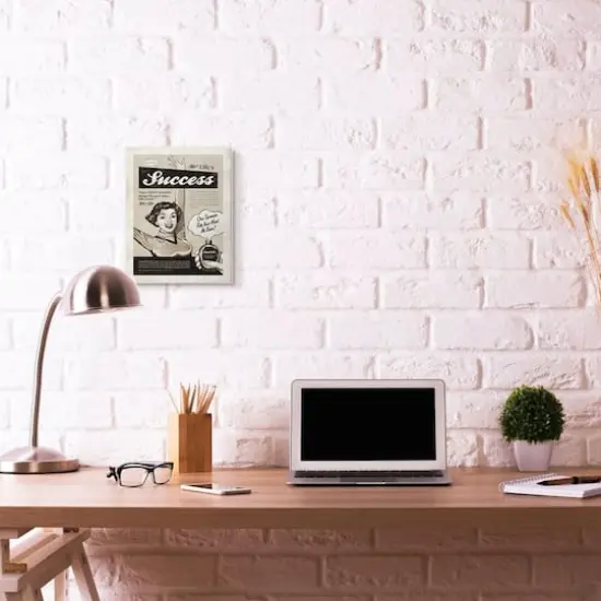 Stupell Industries Success Spray Funny Vintage Comic Wall Plaque {6}