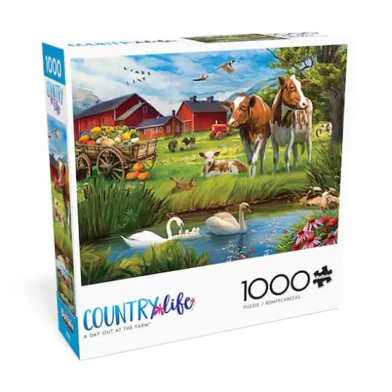 Assorted Country Life 1,000 Piece Puzzle {9}