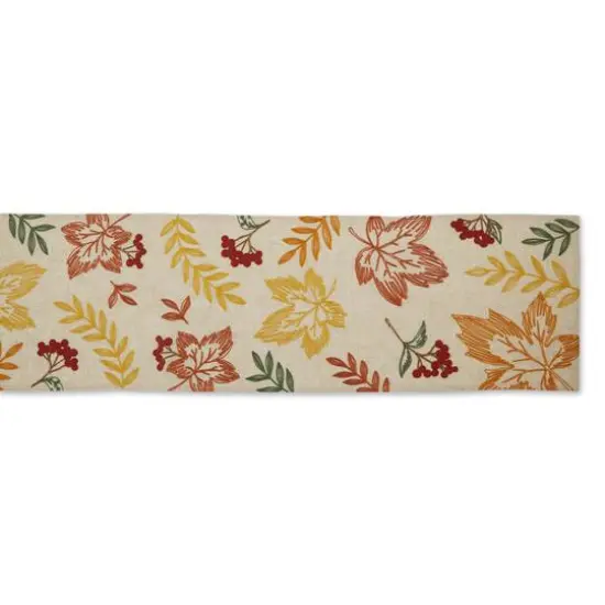 DII&reg; 70" Scattered Leaves Table Runner {3}