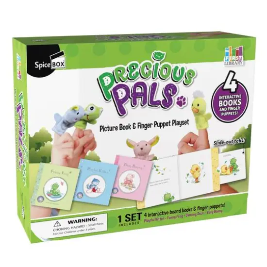 SpiceBox First Library Precious Pals Board Books Set {5}
