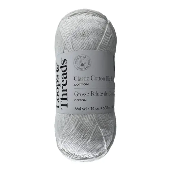 Classic Cotton Big Ball&trade; Solid Yarn by Loops & Threads&reg; White {1}