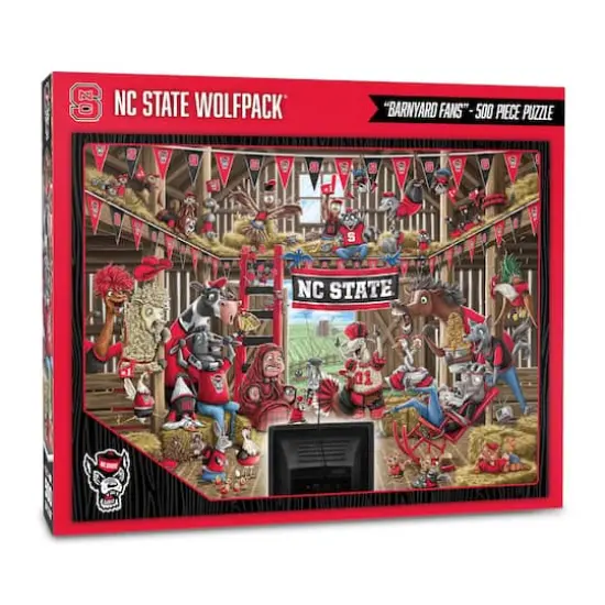 College Barnyard Fans 500 Piece Puzzle NC State Wolfpack {1}