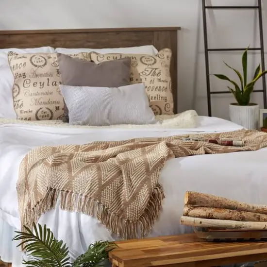 DII&reg; Natural Tone Multi Diamond Throw {5}