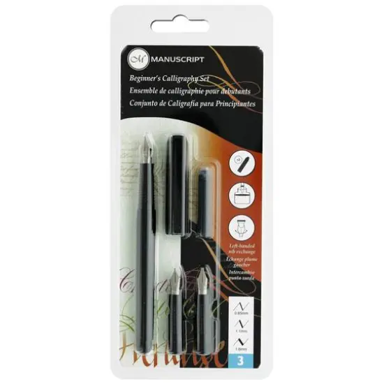 Manuscript Left Hand Beginner's Calligraphy Set {1}