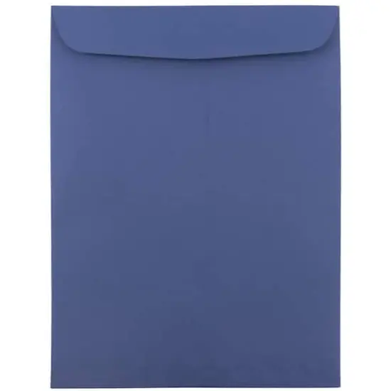 JAM Paper 9" x 12" Open End Catalog Premium Envelopes, 25ct. Presidential Blue {1}