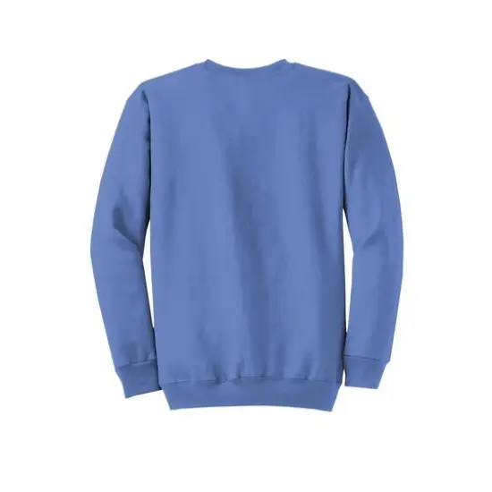 Port & Company&reg; Brights Core Fleece Crewneck Sweatshirt Carolina Blue {5}