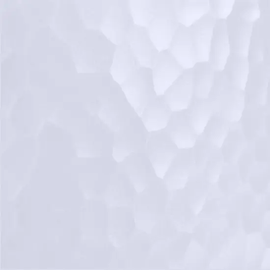 Bath Bliss White Hammered Textured Trash Can {5}