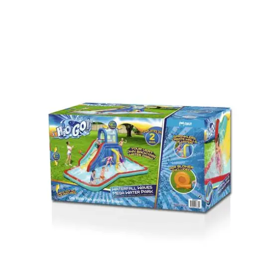 Bestway&reg; H2OGO!&reg; Waterfall Waves Mega Kids Inflatable Water Park {5}