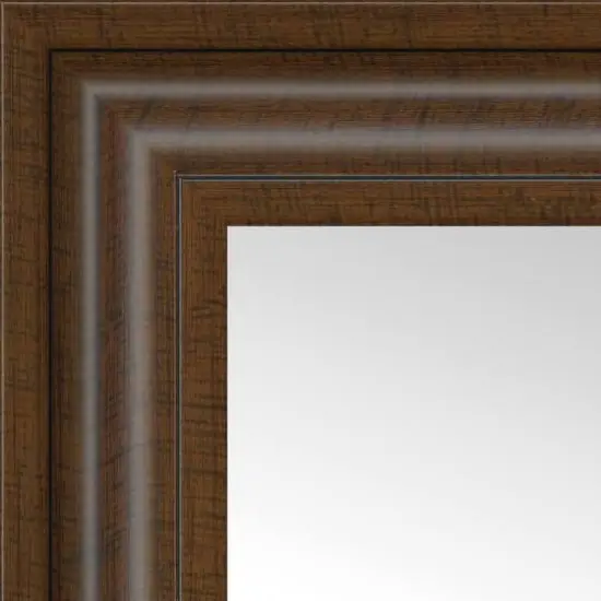Timeless Frames&reg; Wright 12" x 12" Walnut Framed Mirror {3}