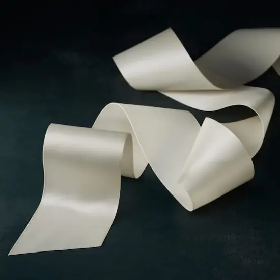 2.5" x 10yd. Satin Ribbon by Celebrate It® Specialty Ivory {3}