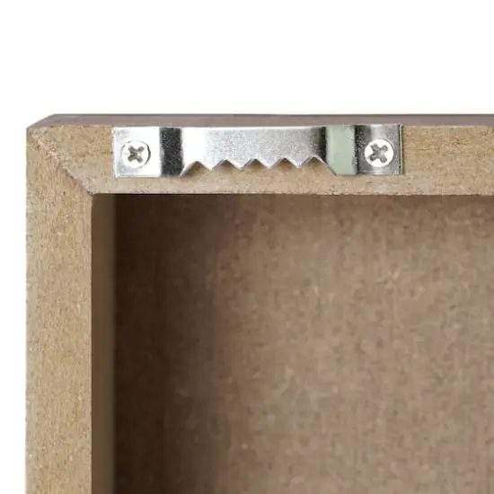 American Art D&eacute;cor&trade; Walnut Brown Contemporary Wood Wall D&eacute;cor Set {4}