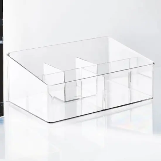 Small Clear Stacking Plastic Desktop Organizer by Simply Tidy® {8}