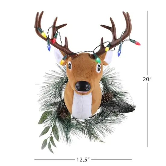20" Motion Activated LED Singing Reindeer {4}