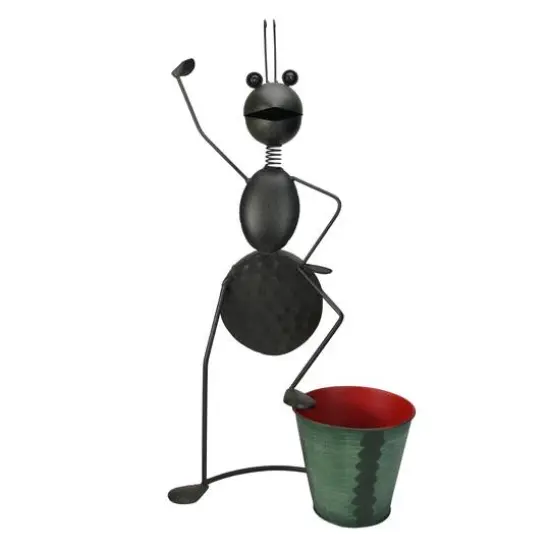 26" Brown Standing Garden Ant Spring Outdoor Planter {1}