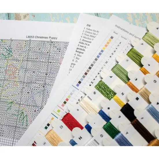 Letistitch Christmas Puppy Counted Cross Stitch Kit {4}