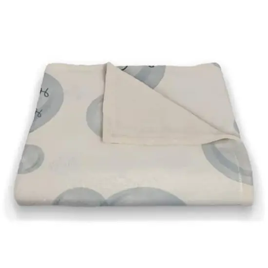 Turn Your Troubles Into Bubbles Coral Fleece Blanket White {3}