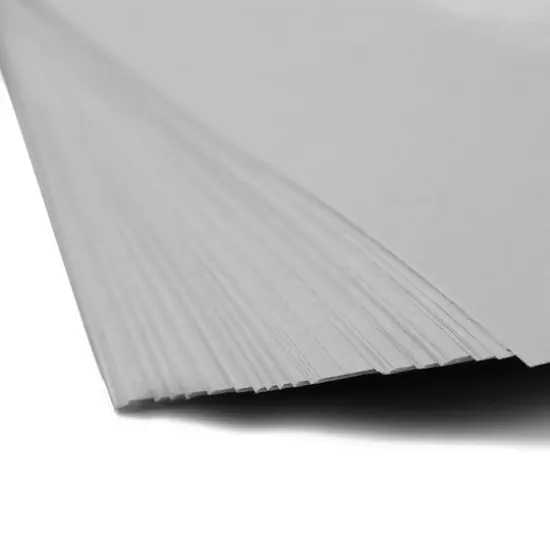 JAM Paper Matte 8.5'' x 11'' 28lb. Paper, 50 Sheets Light Gray {4}