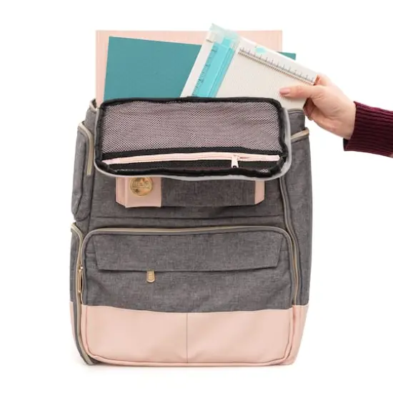 We R Memory Keepers&reg; Pink Crafter's Backpack {5}
