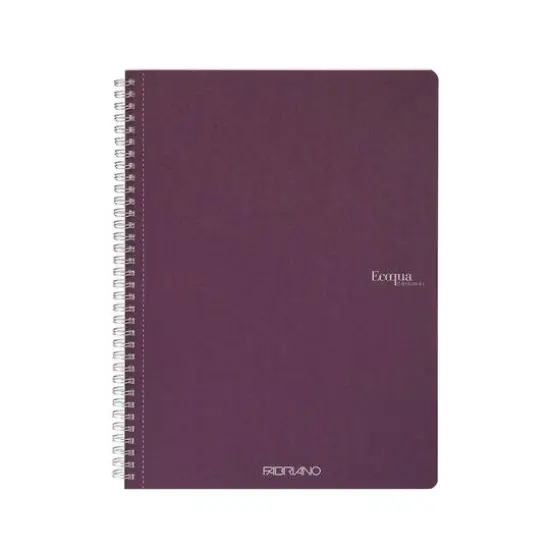 Fabriano&reg; EcoQua Original A4 Spiral-Bound Graph Notebook Black {2}