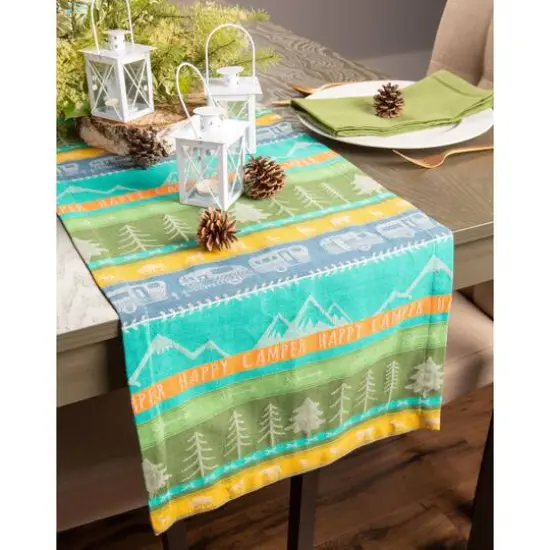 RV Park Jacquard Table Runner 14" x 72" {6}