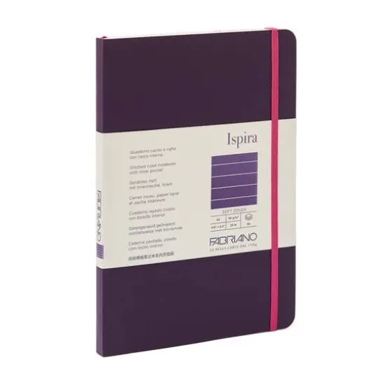 Fabriano&reg; Ispira A5 Lined Softcover Notebook Red {2}
