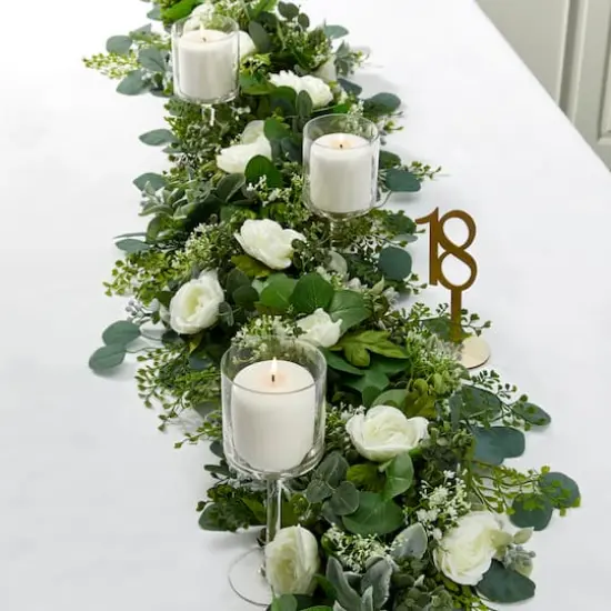 FloraCraft&reg; FloraFōM&reg; 35.75" x 2" x 2.75" Green D&eacute;coBar&trade; Foam Blocks, 2ct. {7}