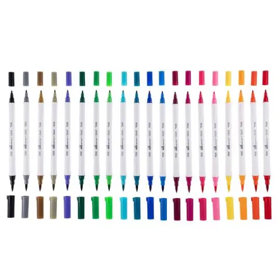 Hello, Artist!&trade; 20-Piece Dual Brush Marker Set {1}