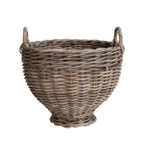 Hello Honey&reg; Medium Natural Woven Rattan Storage Basket {5}
