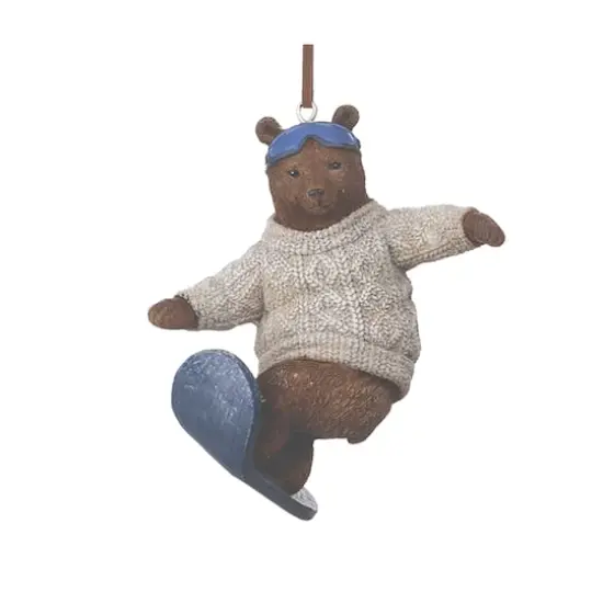 Skate & Snowboard Bear Ornament Set {5}
