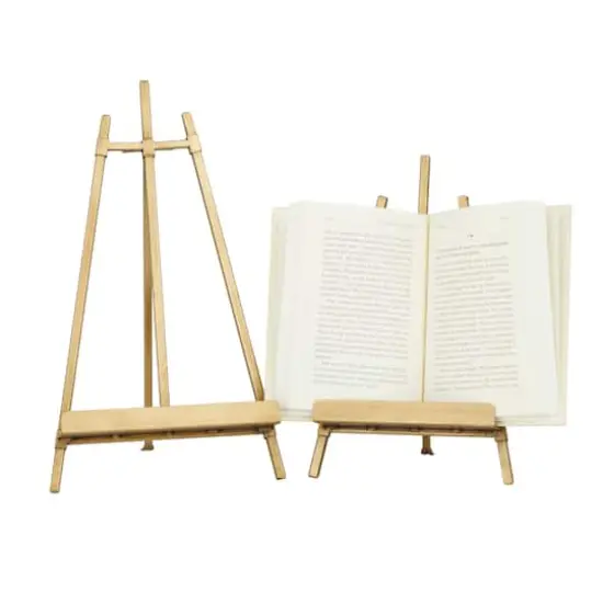 Gold Traditional Easel, {1}
