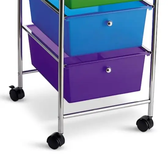 5 Drawer Rolling Cart by Simply Tidy&reg; Rainbow {3}