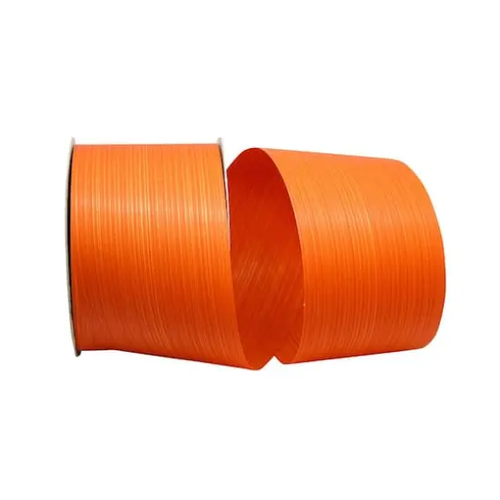Reliant 2.75" x 55yd. Nature Inspired Rd Plastic Ribbon Orange {1}