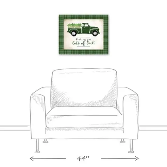 Lucky Truck 16" x 20" Canvas Wall Art {6}