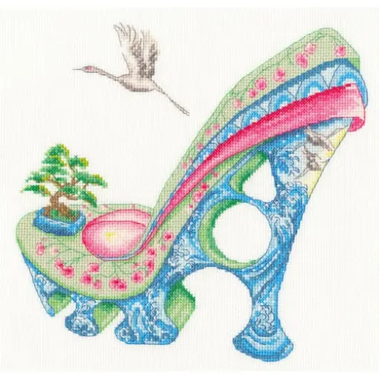 Bothy Threads Osaka Spring Counted Cross Stitch Kit {1}