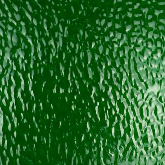 Oceanside Compatible&trade; 12" Medium Green Hammered Fusible Stained Glass Sheet {3}