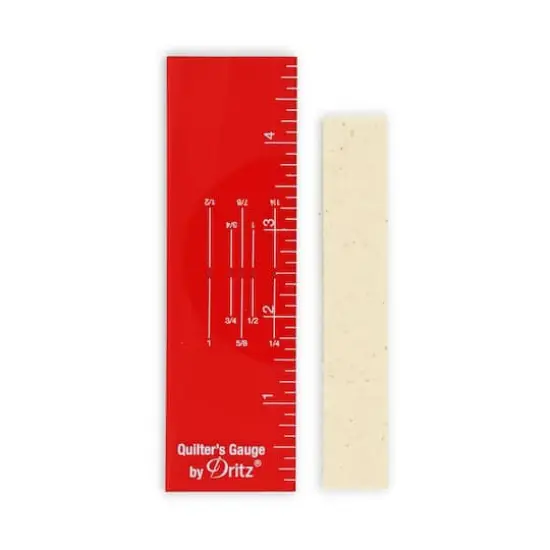 Dritz&reg; Machine Seam Gauge & 1/8" Adhesive Guide for Straight Lines {5}