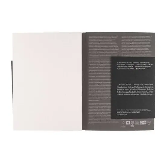 Fabriano&reg; Ecoqua Plus Dotted A5 Glue-Bound Notebook Gray {9}