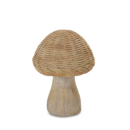 Wicker Mushroom D&eacute;cor Set {5}