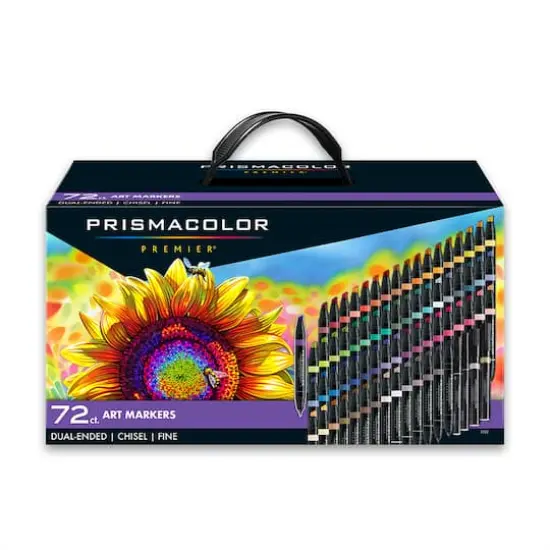 Prismacolor&reg; Premier&reg; Dual-Ended 72 Color Sunflower Box Art Marker Set {1}