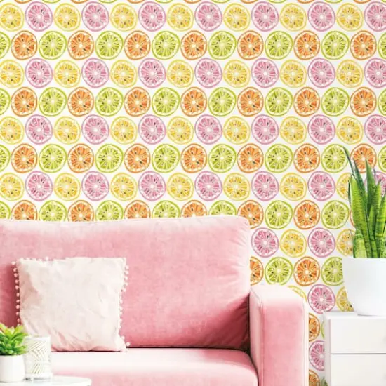 RoomMates Citrus Sweet Peel & Stick Wallpaper {4}