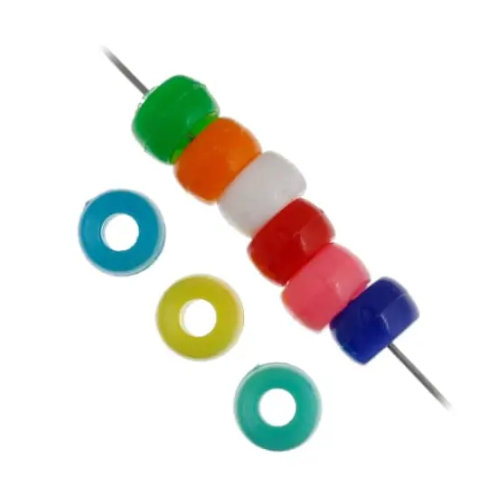 John Bead 6mm Assorted Opaque Mini Pony Beads, 1,000ct. {4}