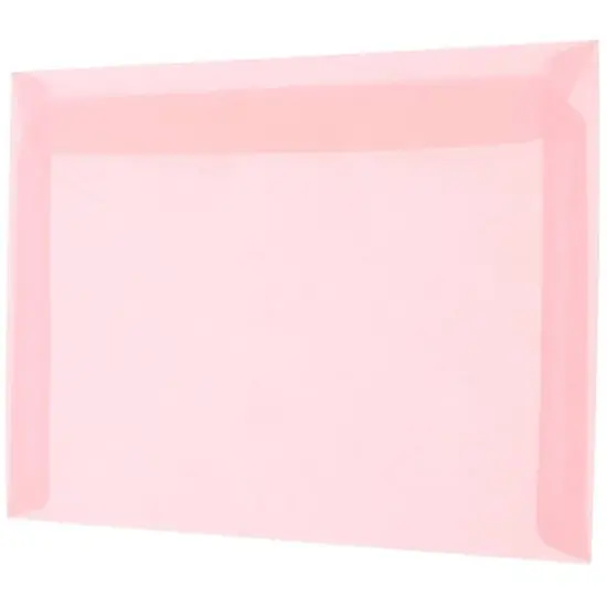 JAM Paper 9" x 12" Booklet Vellum Envelopes, 25ct. Pink {4}