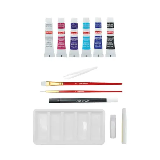 8" x 10" Celestial Beach Canvas Paint Kit by Craft Smart&reg; {4}