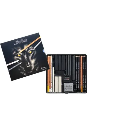 Cretacolor&reg; Wolf Box Drawing Set {5}